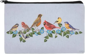 GRAPHICS & MORE Songbirds and Flowers Cardinal Makeup Cosmetic Bag Organizer Pouch