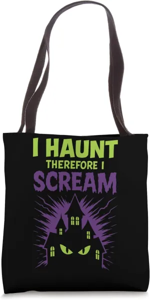 Haunted House Actor Scare Squad Horror Crew Spooky Season Tote Bag