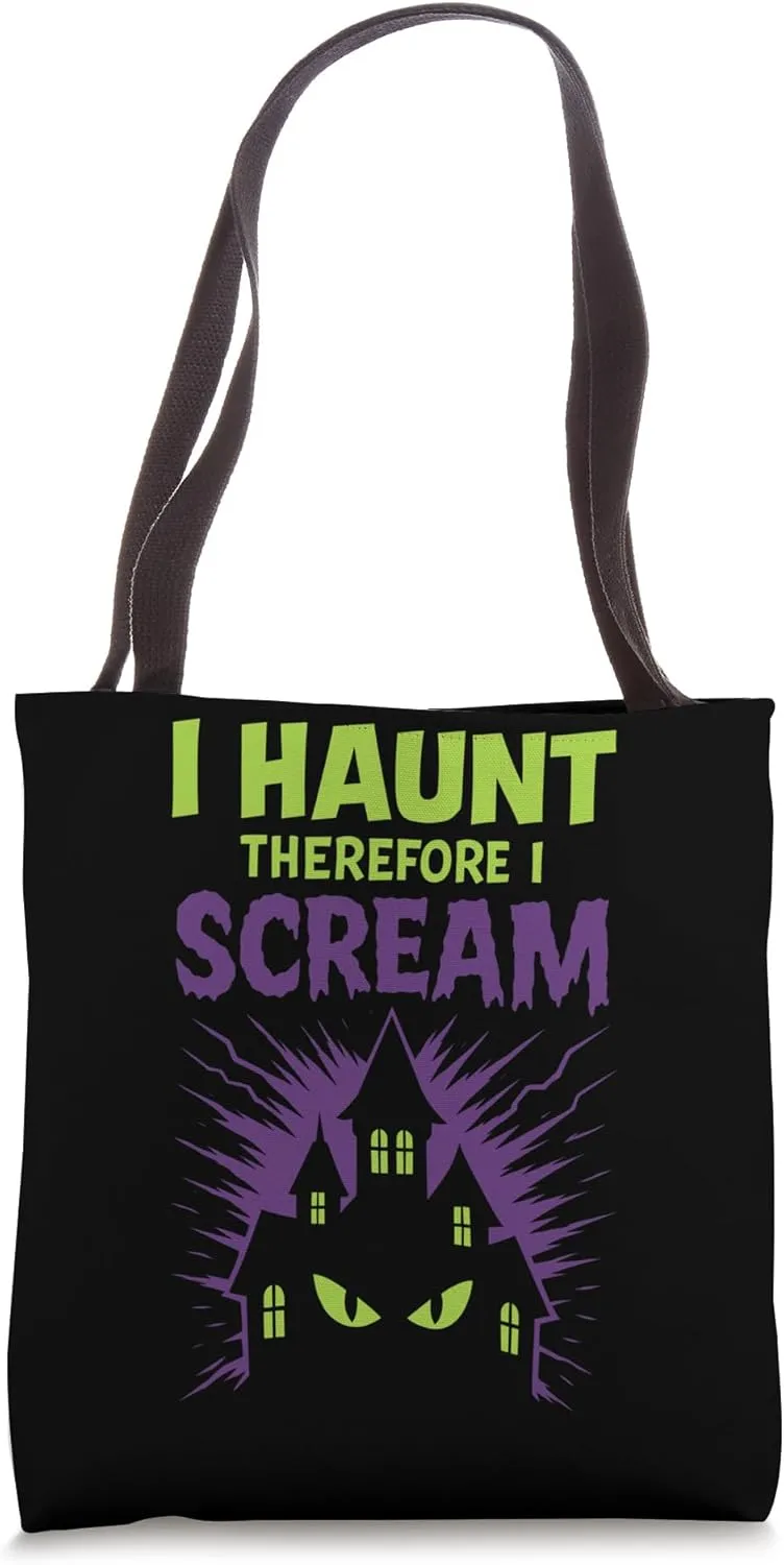 Haunted House Actor Scare Squad Horror Crew Spooky Season Tote Bag