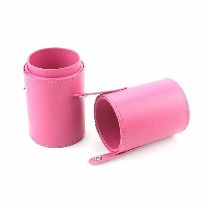 High Quality PU Leather Makeup Storage Holder Cosmetic Cup Case Box for Makeup Brush Pen