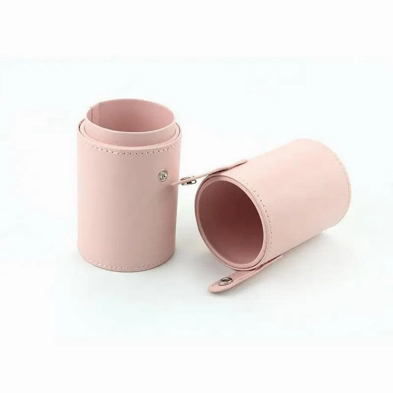 High Quality PU Leather Makeup Storage Holder Cosmetic Cup Case Box for Makeup Brush Pen