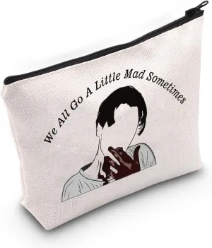 JNIAP Horror Movie Cosmetic Bag Billy L Fans Gift Scary Movie Lover Makeup Pouch We All Go a Little Mad Bag(a Little Mad)