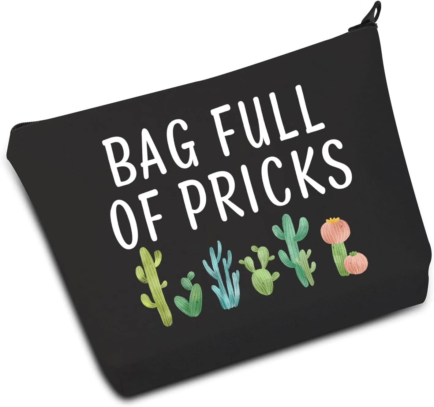 JXGZSO Funny Cactus Pouch IVF Bag IVF Medication Gift Bag Full of Pricks Diabetes Merch (Full of Pricks B)
