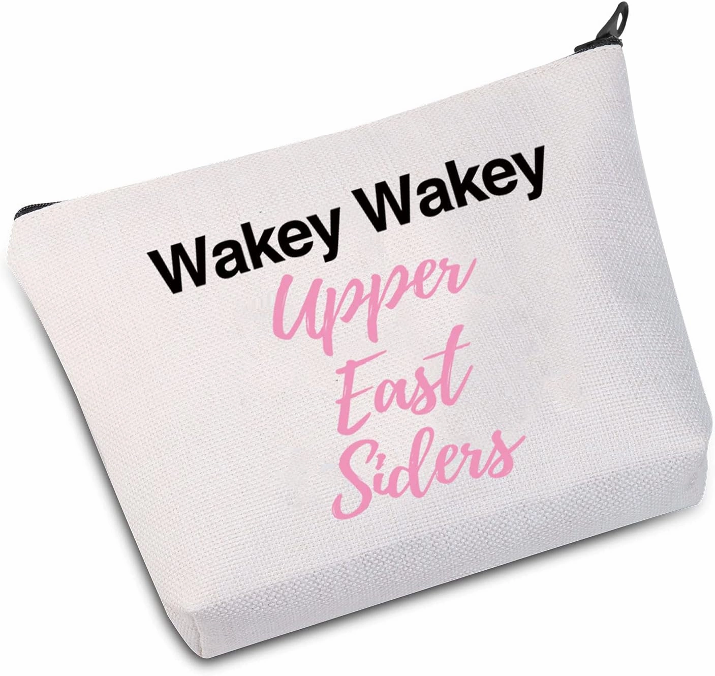 JXGZSO Wakey Wakey Upper East Siders Cosmetic Bag Gift for BFF (Wakey Wakey B)