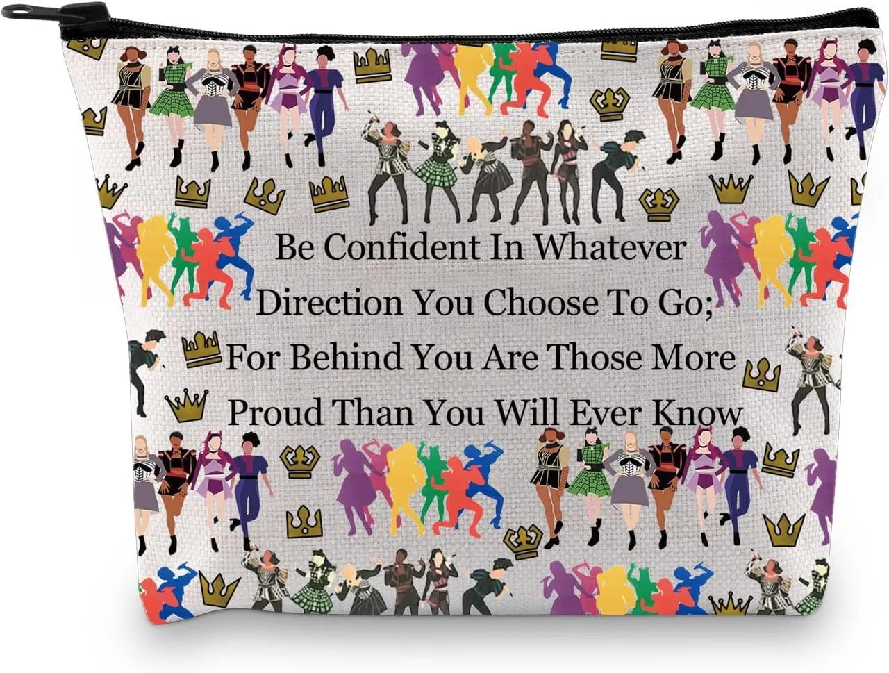 JYTAPP Musical Cosmetic Makeup Bag Music Musical Merchandise Musical Lover Travel Makeup Bag