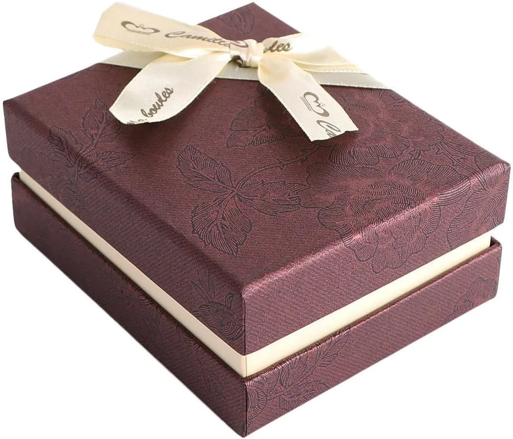 kilofly Genuine Leather Double Lipstick Case Cosmetic Makeup Holder   Gift Box