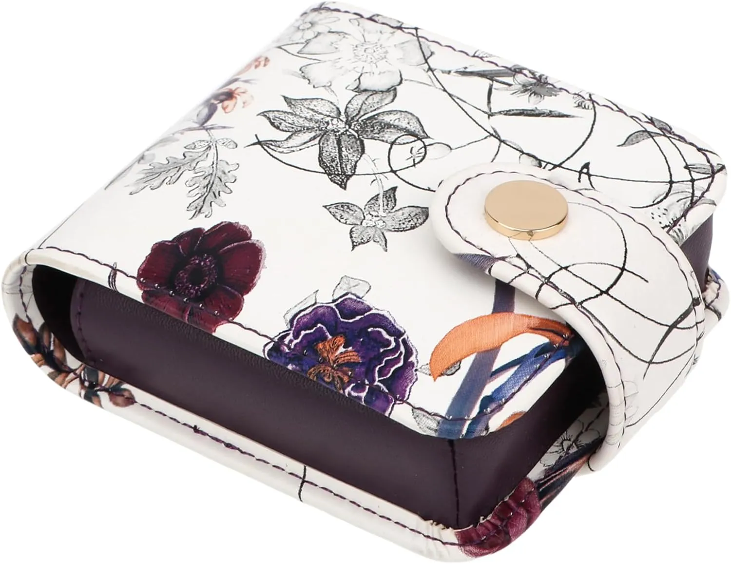 kilofly Genuine Leather Double Lipstick Case Cosmetic Makeup Holder   Gift Box