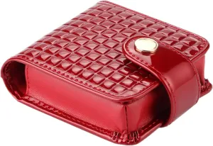 kilofly Genuine Leather Double Lipstick Case Cosmetic Makeup Holder   Gift Box