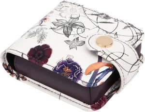 kilofly Genuine Leather Double Lipstick Case Cosmetic Makeup Holder   Gift Box