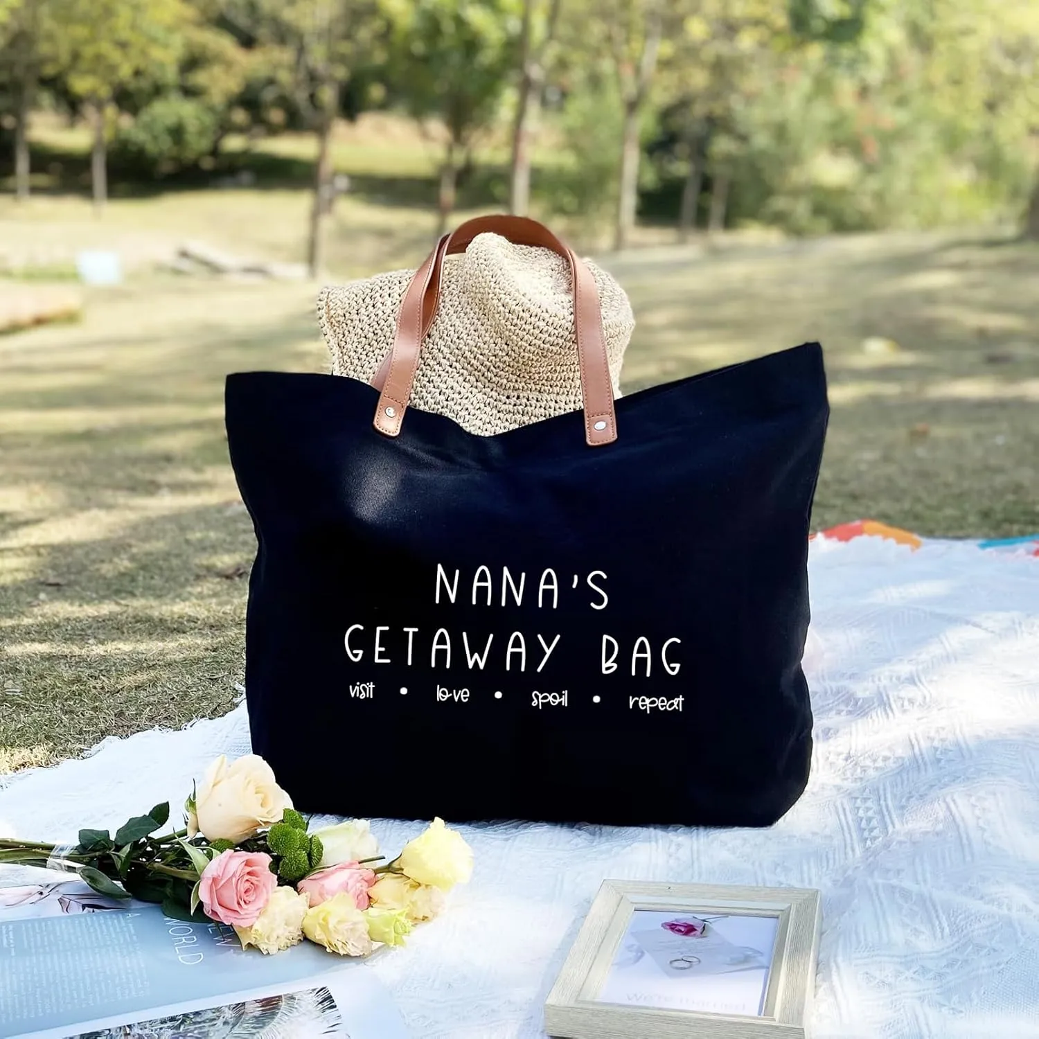 Lamyba Grandma Tote Bag - Perfect Grandma Birthday Gift