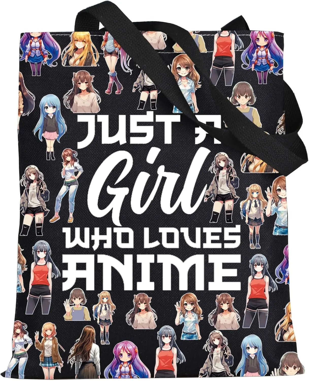LEVLO Anime Makeup Bag - Cosmetic Bag for Women, Anime Lover Gift, Full BT