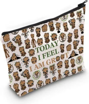 LEVLO Flora Colossus Cosmetic Bag Cartoon Lover Inspired Gift Today I Feel I Am Flora Colossus Zipper Pouch Bag (Today I Feel F Bag)