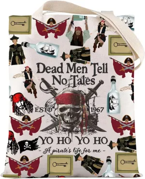 LEVLO Jack Cosmetic Makeup Bag Angelica & Jack Fans Gift Dead Men Tell No Tales Jack Toiletry Bag Pirate Lover Merchandise (Dead Men T)