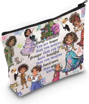 LEVLO Magic Family Cosmetic Make Up Bag Magic Moive Lover Gift Cartoon Movie Makeup Zipper Pouch Bag ((Always M agic)
