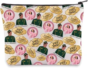 LEVLO Marian Moseby Cosmetic Makeup Bag London Tipton Fans Gift Yay Me London Tipton Toiletry Bag Martin brother TV Series Merchandise (Yay Me Bag)