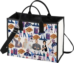 LEVLO Science Fiction Movie Makeup Bag Logan &Preston Fans Gift Logan &Preston Be Excellent To Each Other Toiletry Bag (WY LT)