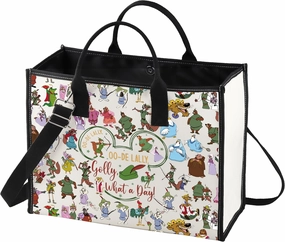 LEVLO Fox Cosmetic Makeup Bag Fox Movie Fans Gift Oo-De-Lally Oo-De-Lally Golly What a Day Zipper Pouch Bag