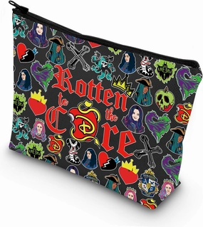 LEVLO Jay Cosmetic Make Up Bag Carlos Fans Gift Rotten to the Core Mal Makeup Zipper Pouch Bag Jay & Mal Movie Merch (Core B Full)