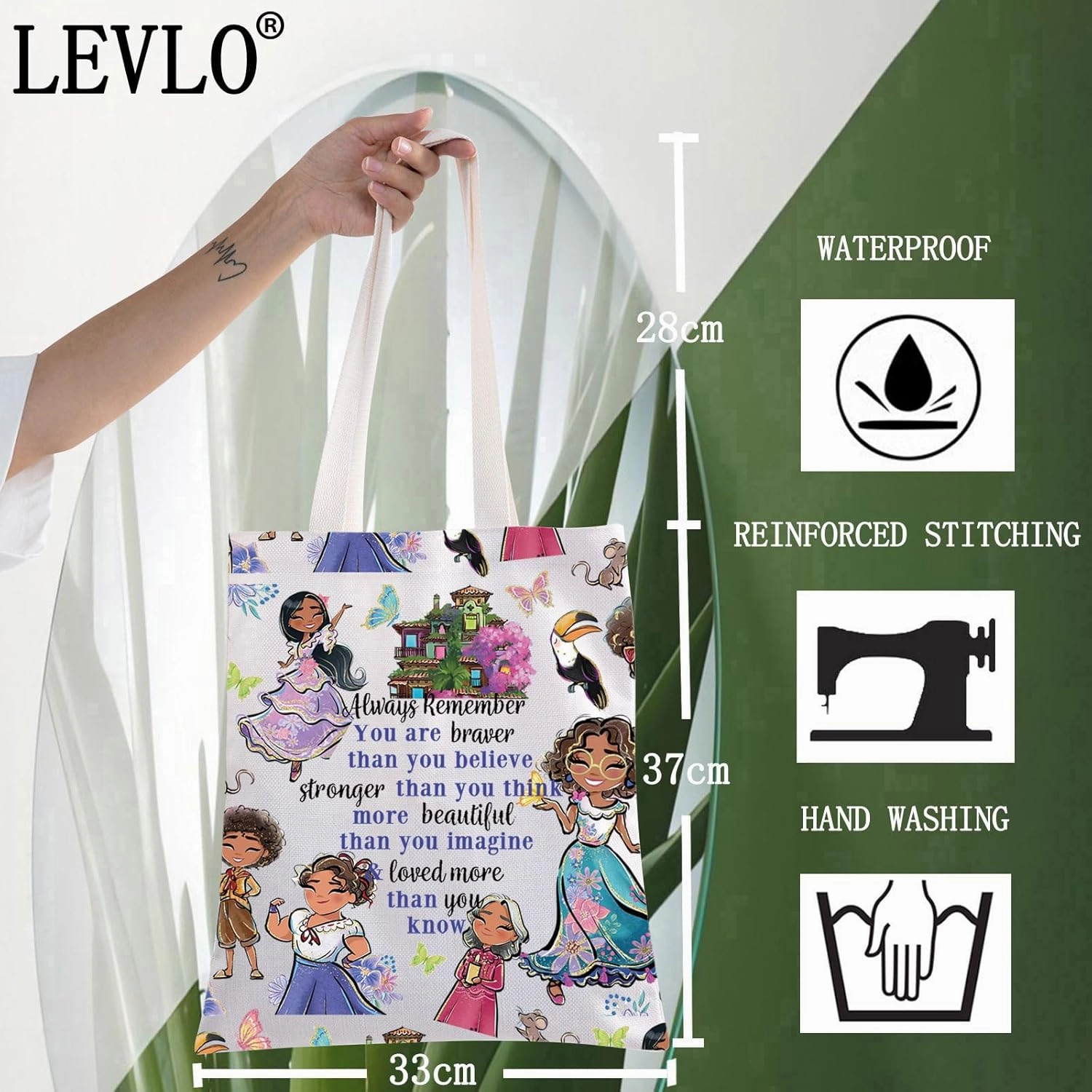 LEVLO Magic Family Cosmetic Make Up Bag Magic Movie Lover Gift Cartoon Movie Makeup Zipper Pouch Bag ((Always M agic TG)