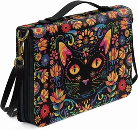 Lotusorchid Bible Case for Women, Bible Tote Bag for Men, Bible Accessories with Shoulder Strap