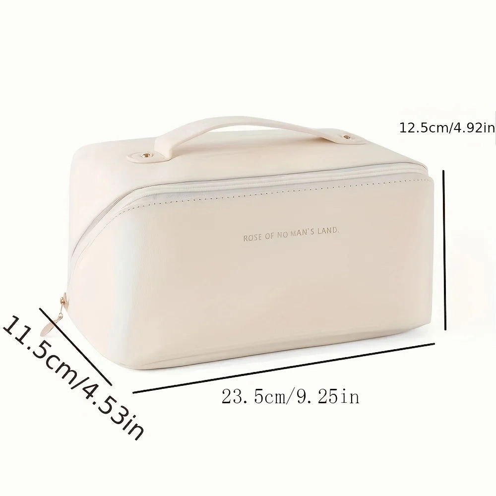 Luxury Makeup Organizer Bag – Spacious Toiletry Kit for Travel