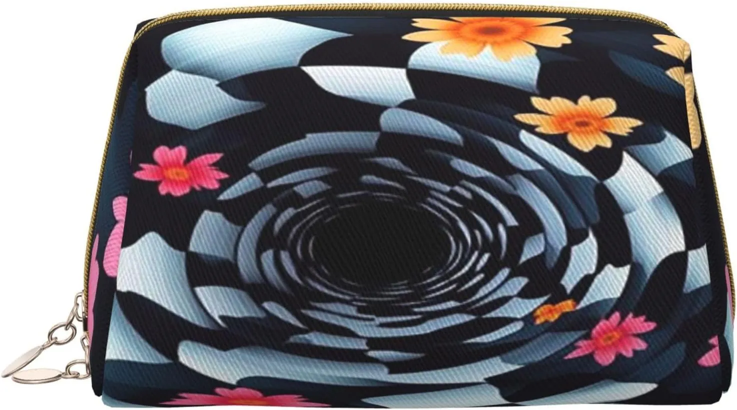 Makeup Bag Women Toiletrie Showe Brush Skin Care Travel Organizer Purse Me Large Makeup Purse Accessories & ToteMandala Tunnel
