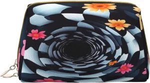 Makeup Bag Women Toiletrie Showe Brush Skin Care Travel Organizer Purse Me Large Makeup Purse Accessories & ToteMandala Tunnel