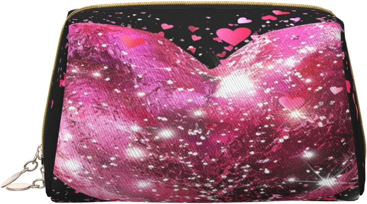 Makeup Bag Women Toiletrie Showe Brush Skin Care Travel Organizer Purse Me Large Makeup Purse Accessories & TotePink Romance