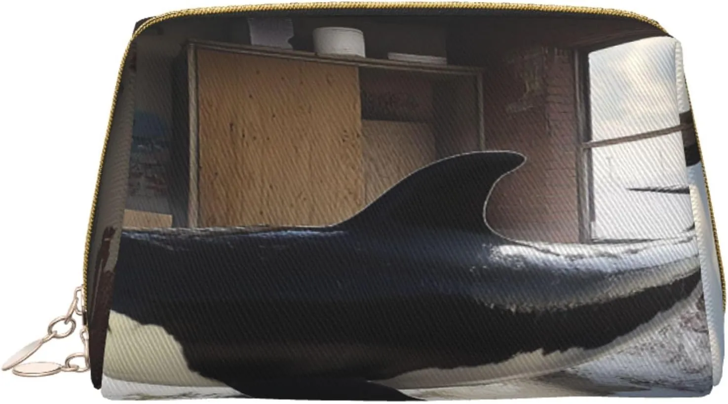 Makeup Bag Women Toiletrie Showe Brush Skin Care Travel Organizer Purse Me Large Makeup Purse Accessories, Tote The killer whale in the room