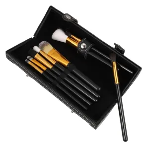 Makeup Brush Bag Cosmetic Organiser Professional Makeup Brushes Cosmetic Bag Makeup Brush Case Organizer Make up Brushes Makeup Bag Make up Brush Bag Cosmetic Case Black Pu Leather