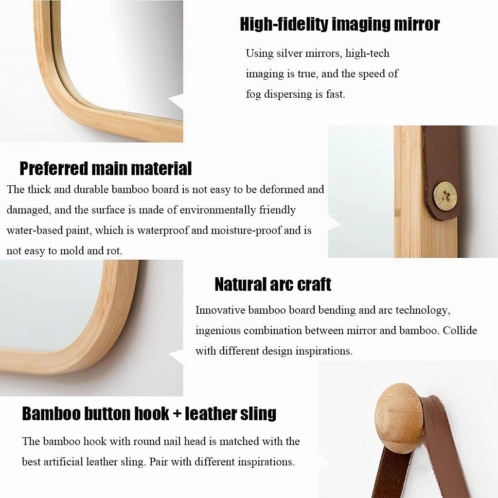Makeup Mirror Makeup Mirror Hanging Mirror Bathroom Mirror Wall Wall HD Makeup Mirror Dressing Bust Mirror