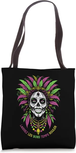 Mardi Gras Voodoo Priestess Laissez Les Bons Temps Rouler Tote Bag