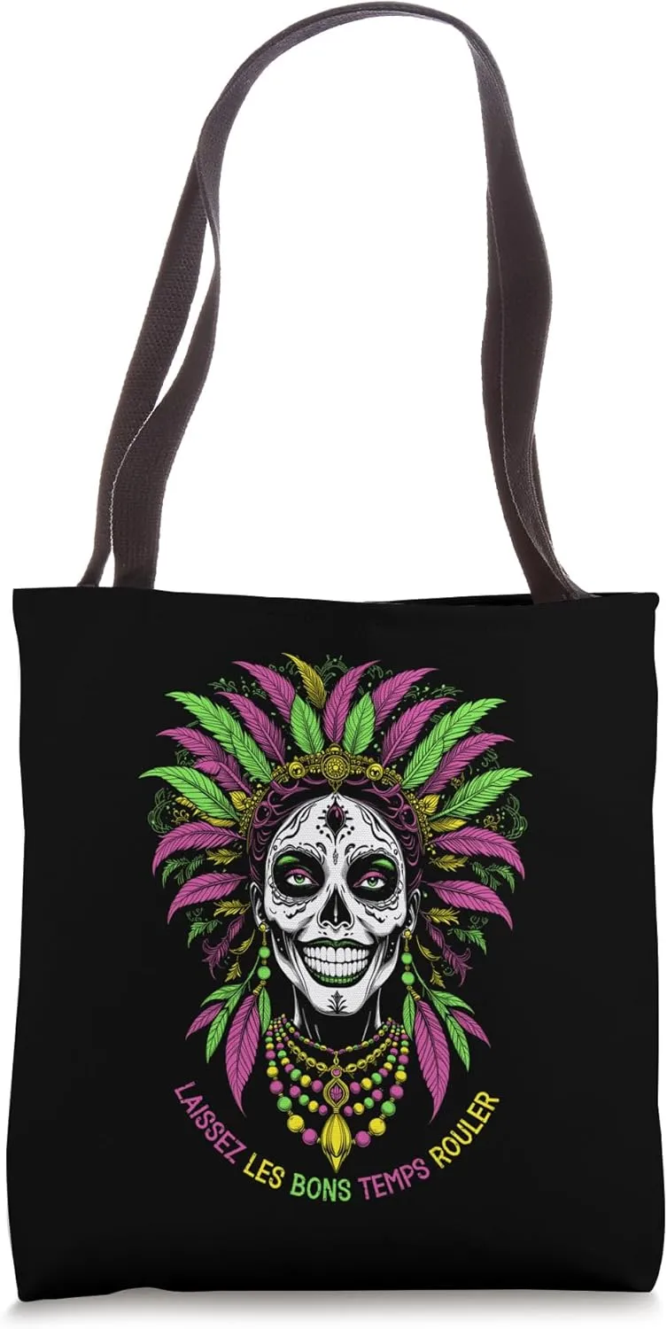 Mardi Gras Voodoo Priestess Laissez Les Bons Temps Rouler Tote Bag