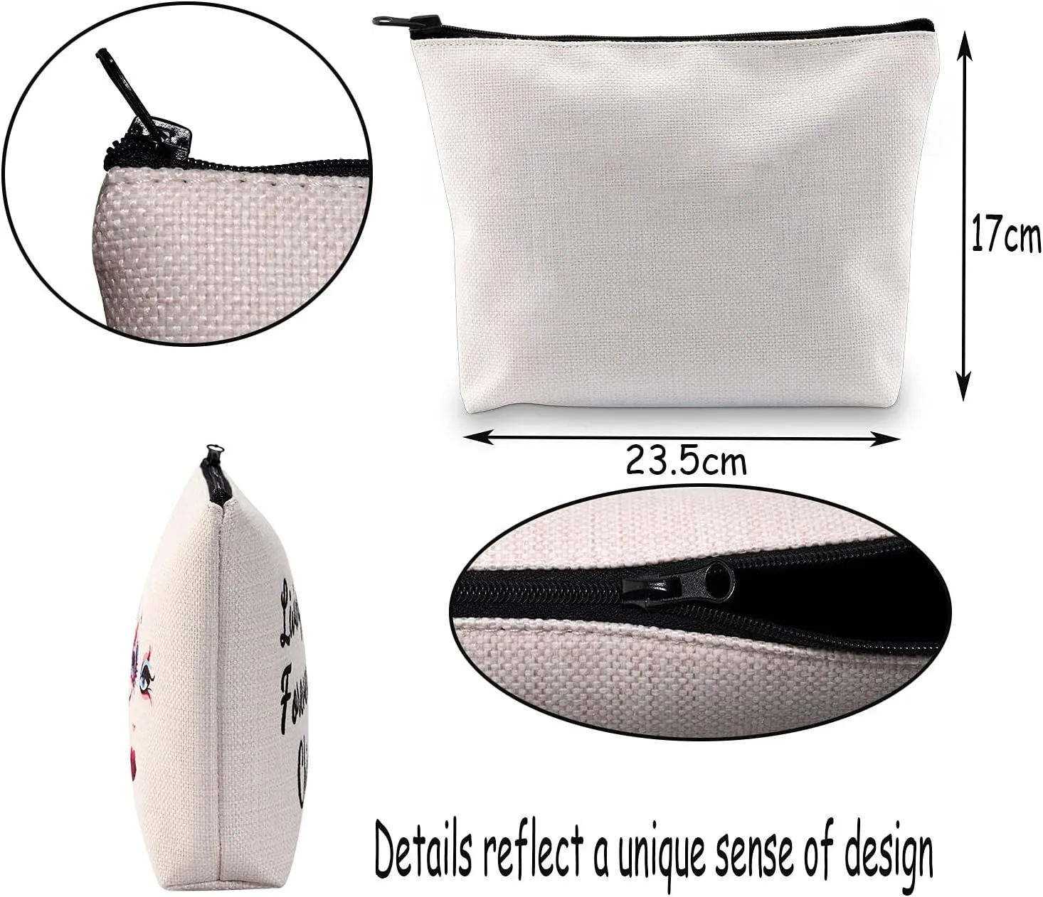MEIKIUP Drama Gift Theater Actress Makeup Bag Theater Comedy Tragedy Masks Gift Drama Mama Gift (Drama bag)