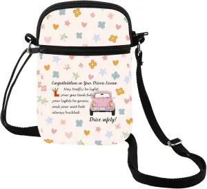 MEIKIUP New Driver Makeup Bag Passing Driving Test Gifts for Women Birthdays Gift for Daughter Driver Travel Bag (Passing Driving CB)