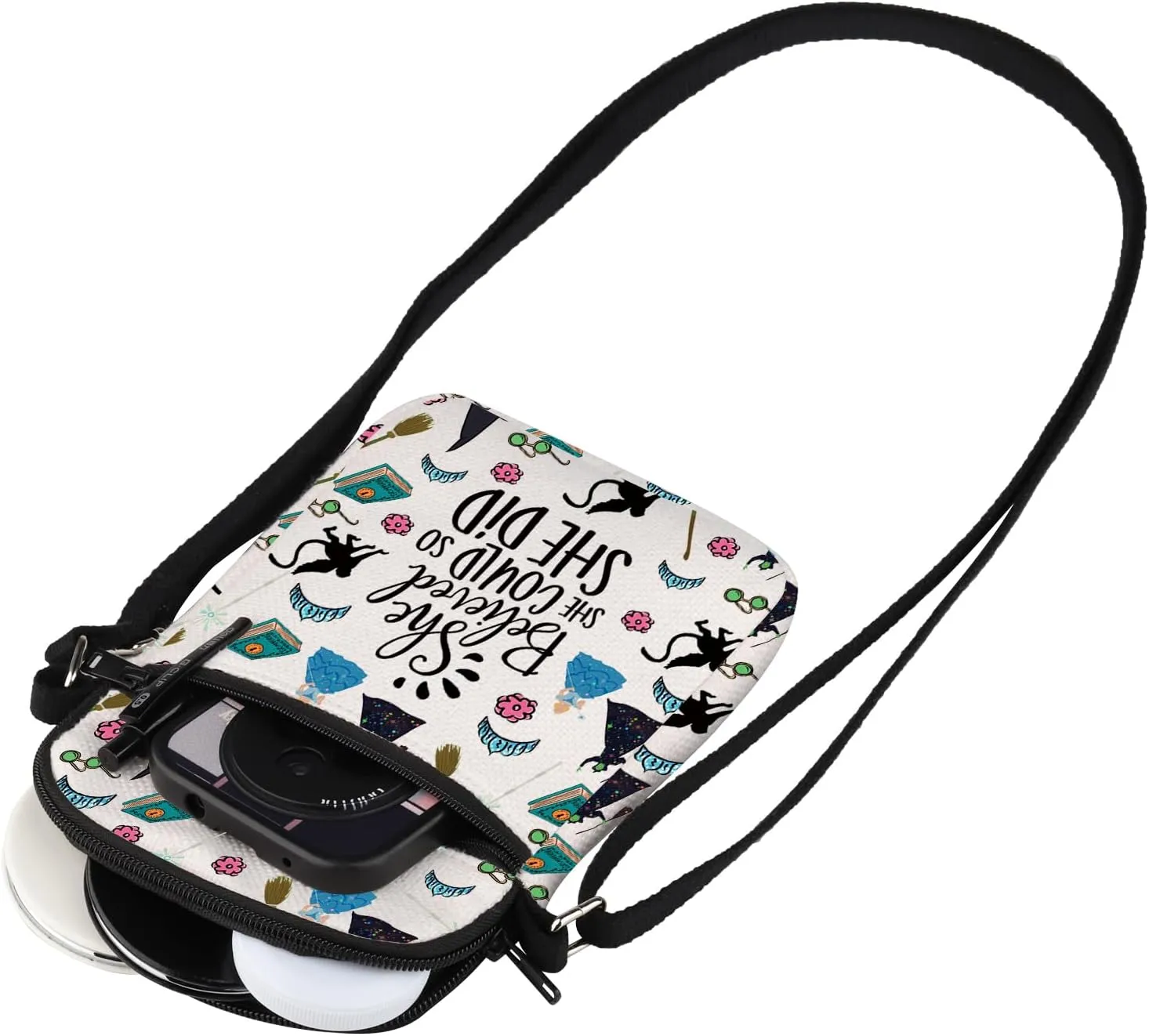 MEIKIUP Witch Musical Inspired Gift Makeup Bag for Musical Loves Musical Fans Gift (witch CB)