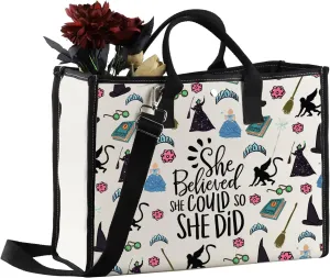 MEIKIUP Witch Musical Inspired Gift Makeup Bag for Musical Loves Musical Fans Gift (Witch TOTE BAG)