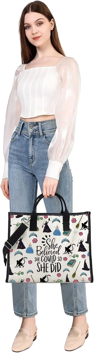 MEIKIUP Witch Musical Inspired Gift Makeup Bag for Musical Loves Musical Fans Gift (Witch TOTE BAG)
