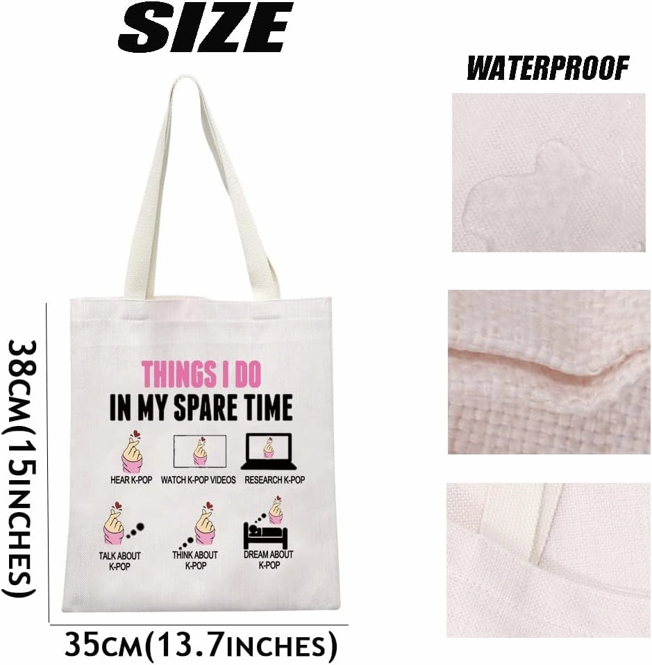 MEIKIUP Funny K-pop Lover Gift K-pop Merchandise Korean Drama Fan Gift K-Drama Women Makeup Bag