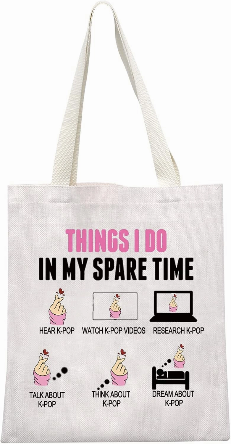 MEIKIUP Funny K-pop Lover Gift K-pop Merchandise Korean Drama Fan Gift K-Drama Women Makeup Bag