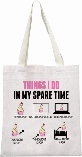 MEIKIUP Funny K-pop Lover Gift K-pop Merchandise Korean Drama Fan Gift K-Drama Women Makeup Bag