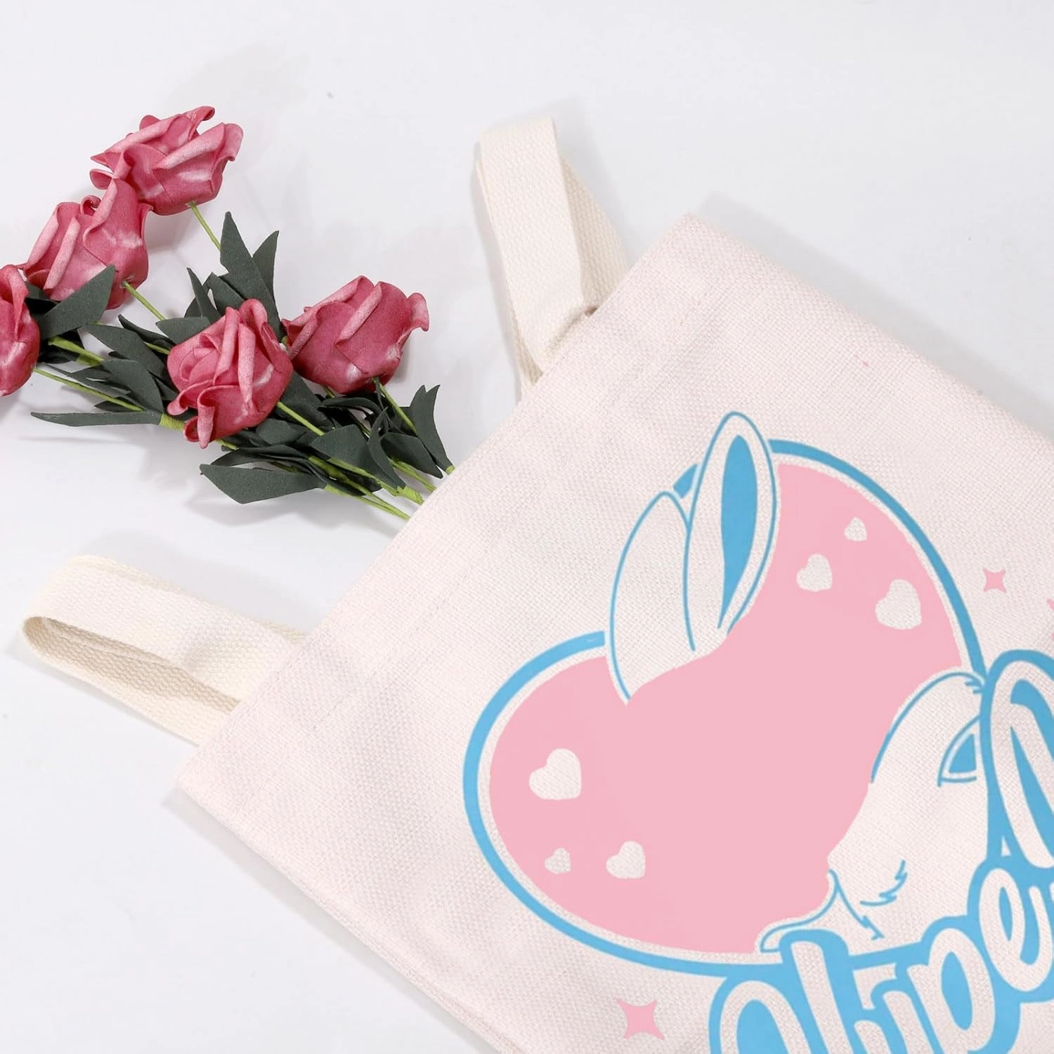 MEIKIUP Group Makeup Bag K-POP Music Fans Gift K-POP Cosmetic Bag K-pop Merchandise Gift for Women (HB Tote Bag)