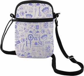 MEIKIUP Owl Inspired Gift Bag - Owl Characters Makeup Bag with Magic Fan