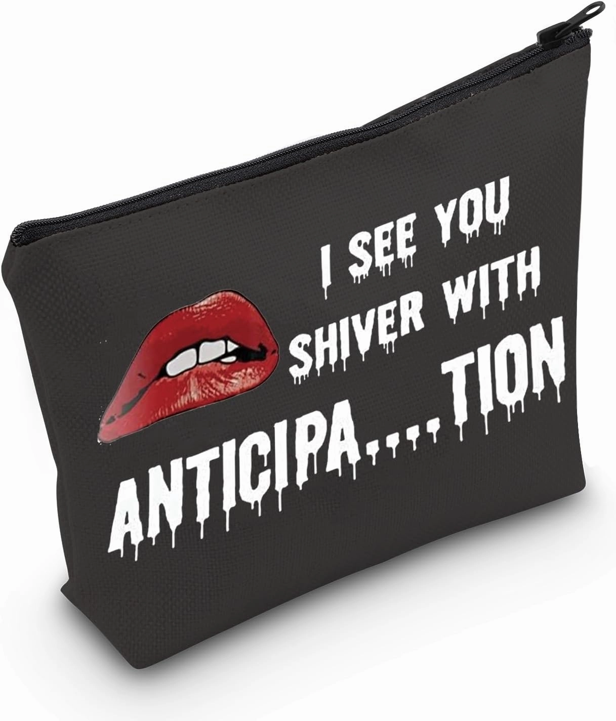 MEIKIUP The Horror Show Inspired Gift Movies Series Cosmetic Bag Musical Film Fans Gift Halloween Present (I see you Bag)