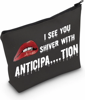 MEIKIUP The Horror Show Inspired Gift Movies Series Cosmetic Bag Musical Film Fans Gift Halloween Present (I see you Bag)