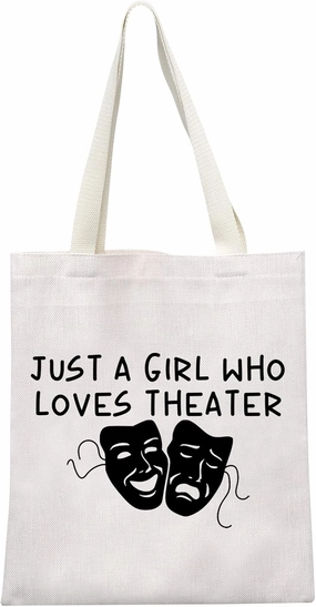 MEIKIUP Theater Actor Makeup Bag Drama Theater Lover Gift Drama Teacher Gift Who Loves Theater Travel Zipper Bag