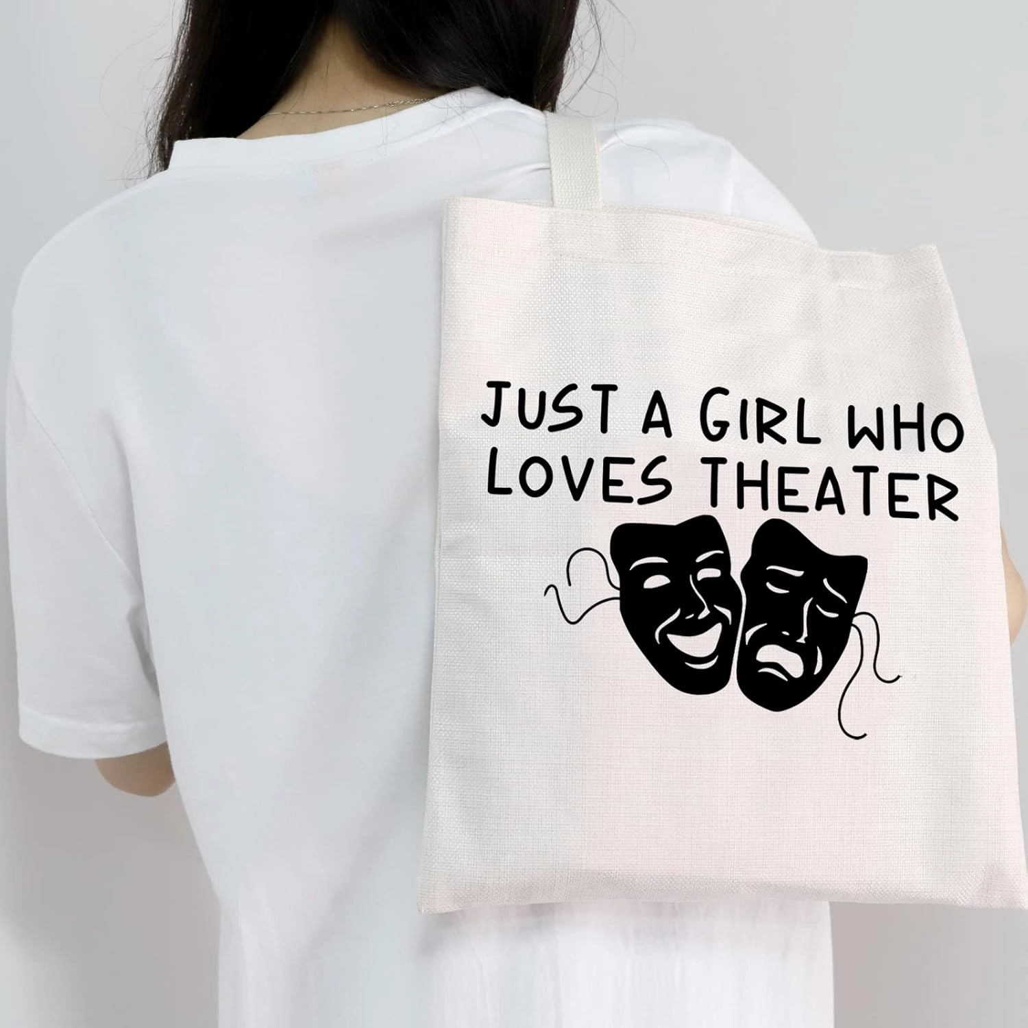 MEIKIUP Theater Actor Makeup Bag Drama Theater Lover Gift Drama Teacher Gift Who Loves Theater Travel Zipper Bag