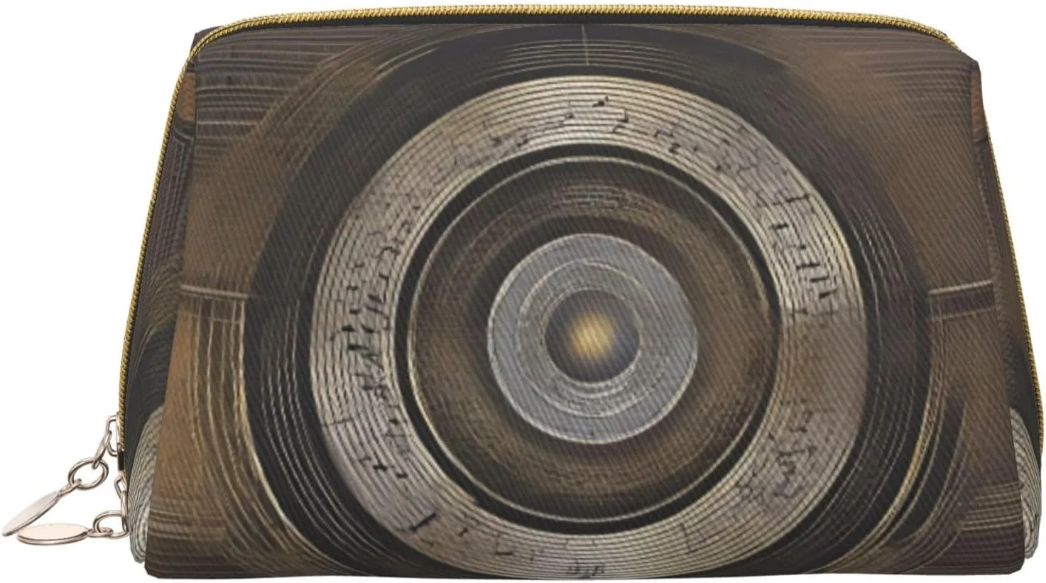 Melodic Tunes Printed Makeup Bag for Organizing Cosmetics and Toiletries at Home or Traveling