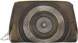 Melodic Tunes Printed Makeup Bag for Organizing Cosmetics and Toiletries at Home or Traveling