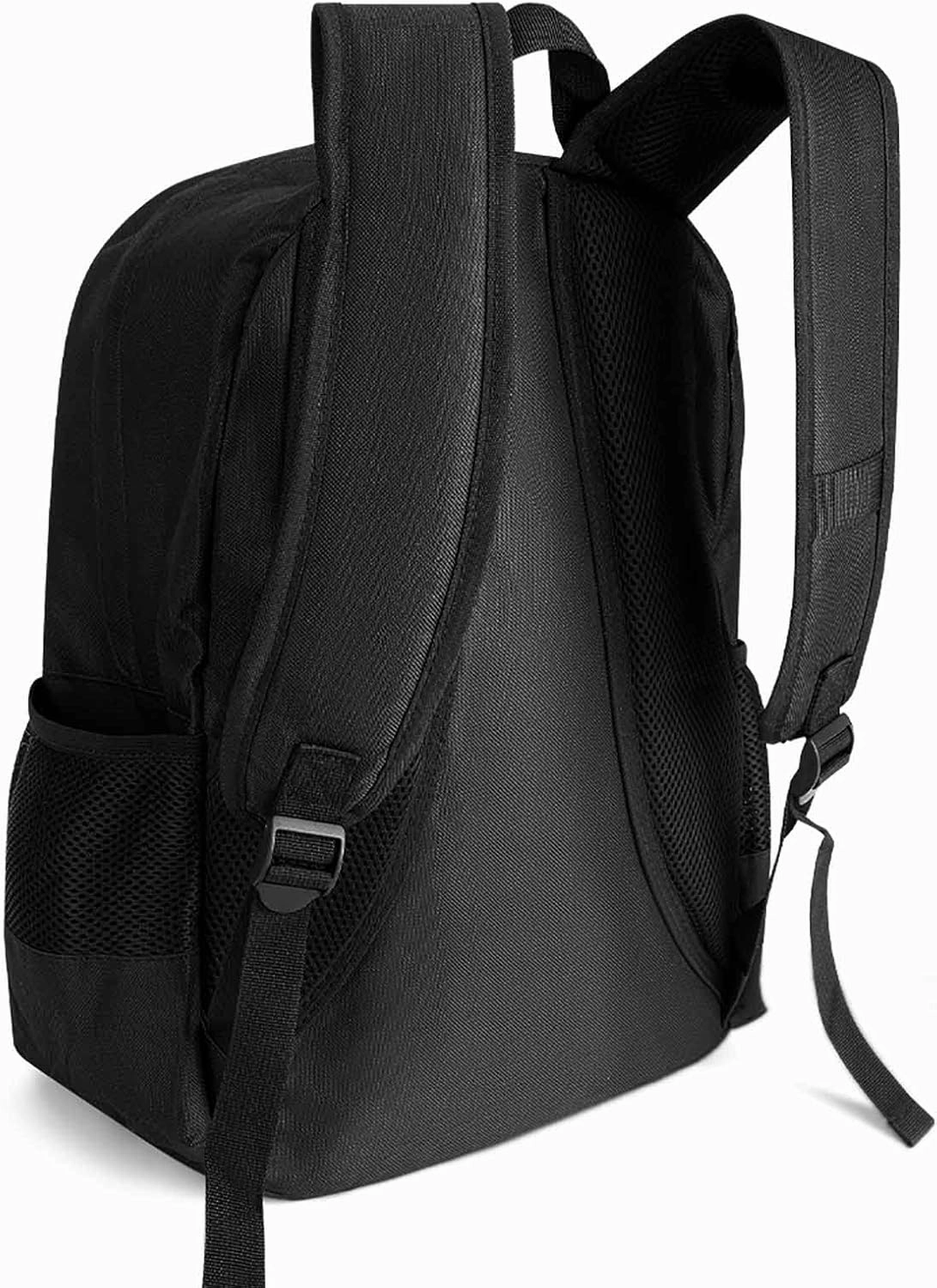 Men Women Lightweight Beautiful Gothic Makeup Woman Neon Art Casual Daypack Big Capacity Bookbag With Padded Straps for Gym Travel Walking Cycling